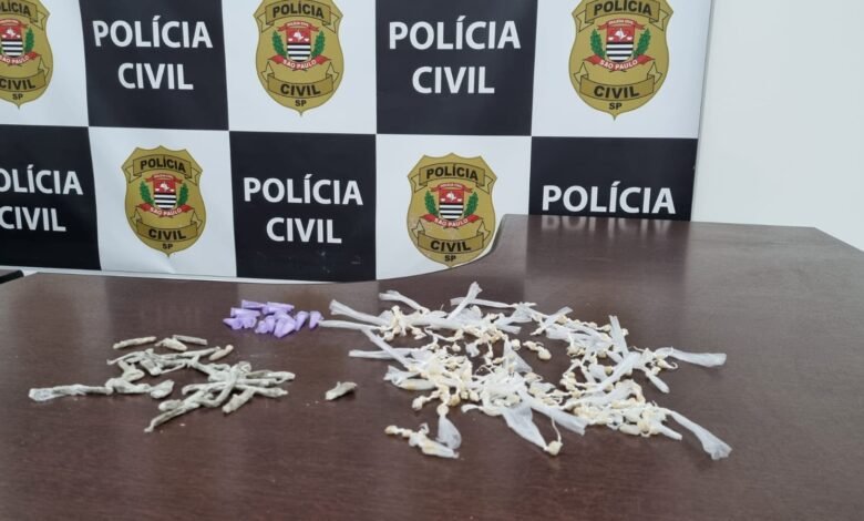 200 porções de drogas são apreendidas pela Polícia Civil