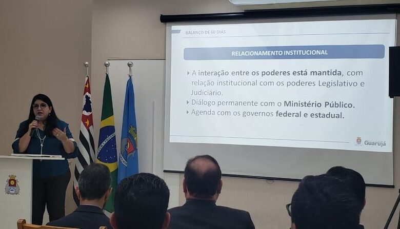 Prefeita de Guarujá, Adriana Machado apresenta plano de Governo