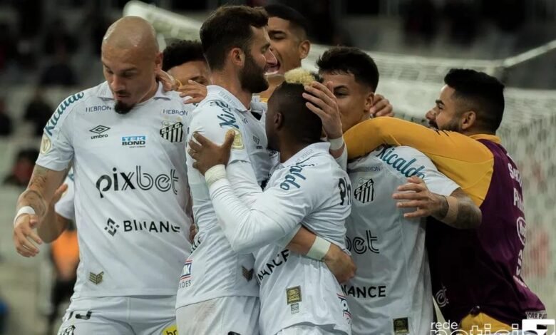 Santos empata contra o Athletico fora de casa