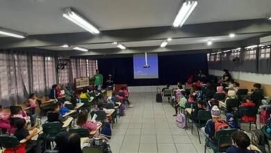 Alunos recebem aula de segurança da Elektro em Guarujá