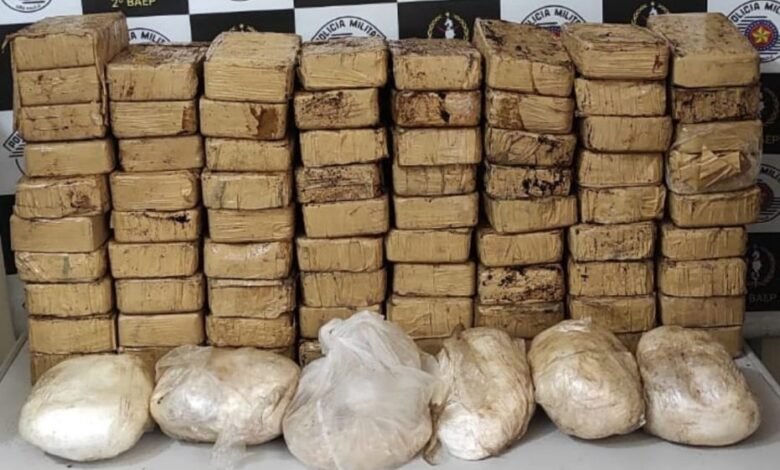 Mais de 80 Kg de drogas são apreendidas em comunidade de Cubatão