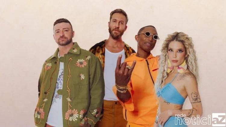 Calvin Harris, Halsey, Pharrell e Justin Timberlake lançam clipe juntos