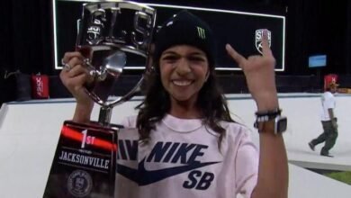 Rayssa Leal vence etapa da street league feminina nos Estados Unidos com manobra espetacular
