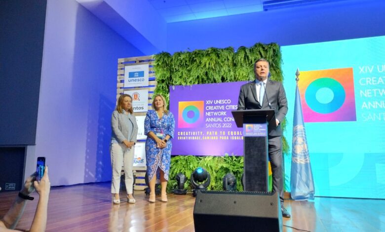 Autoridades participam do encerramento da 14ª Conferência Anual da Rede de Cidades Criativas da Unesco