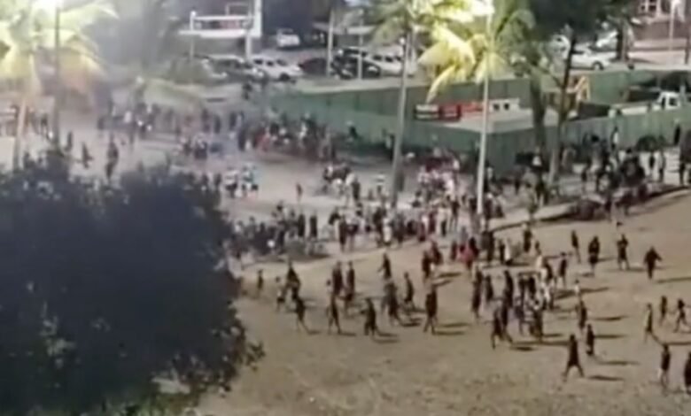 VÍDEO - Arrastão no Litoral causa pânico a moradores e banhistas