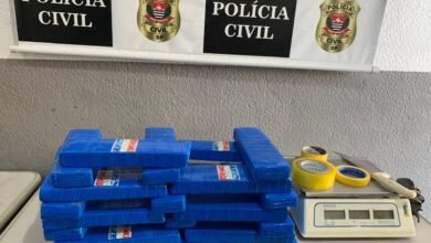 26 tijolos de maconha são apreendidos em imóvel na Estrada Guarujá-Bertioga