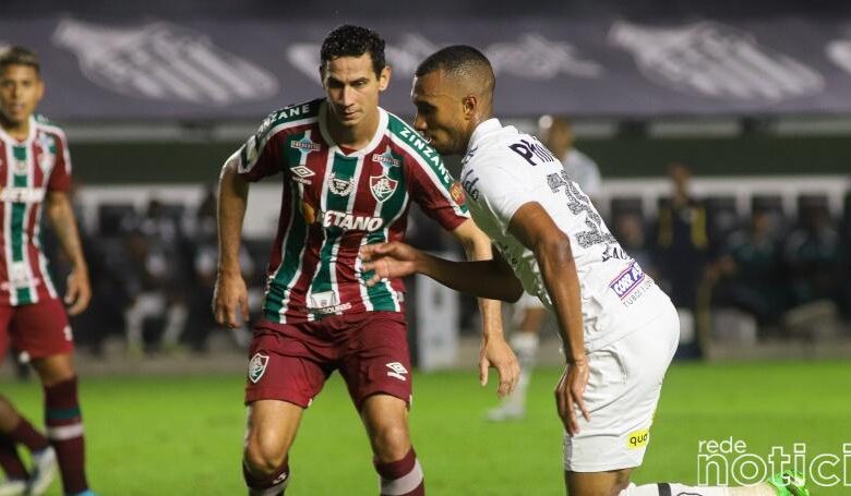 Santos e Fluminense empatam em jogo emocionante