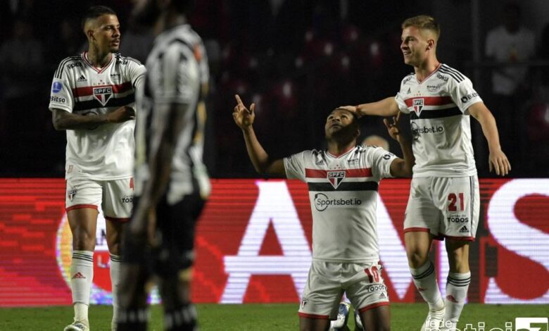 São Paulo vence o Ceará e abre vantagem nas quartas da Sul-Americana