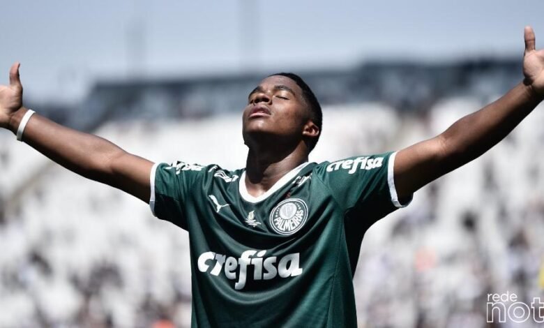 Com gol da joia Endrick, Palmeiras vence o Corinthians e fatura o Brasileiro Sub-20