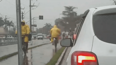 Temporal deixa a Baixada Santista em um verdadeiro caos