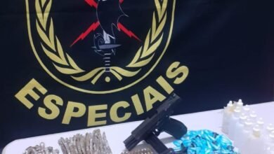 Drogas, armas e dinheiro são apreendidos durante Operação no Morro São Bento em Santos