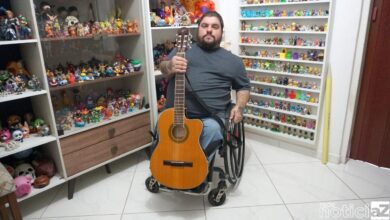 A música transforma a vida de cadeirante que supera desafios