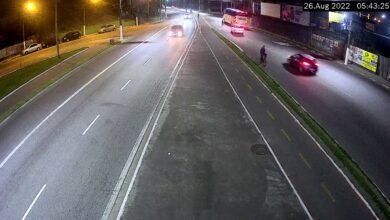 VÍDEO - Caminhoneiro que atropelou mulher e fugiu sem prestar socorro é identificado em Santos