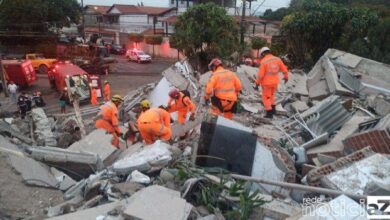 Prédio de 5 andares desaba e mata uma pessoa em Belo Horizonte