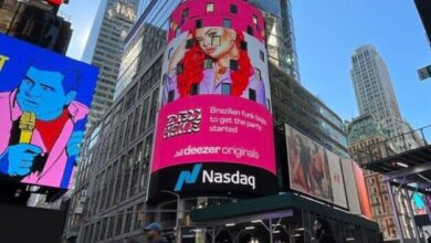 O funk dita a arte em plena Times Square de Nova York