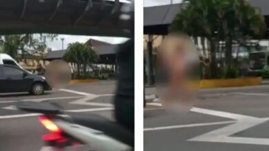 VÍDEO - Mulher é filmada nua pelas ruas do centro de Santos