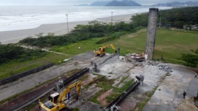Terminal de Bertioga é demolido para a construção da Vila do Bem