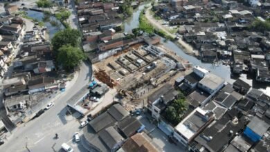 60% das obras do sistema contra enchentes na Zona Noroeste de Santos já estão concluidas