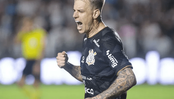 Corinthians vence o Santos na Vila Belmiro no apagar das luzes