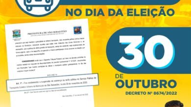 São Sebastião também terá gratuidade no transporte neste domingo (30)