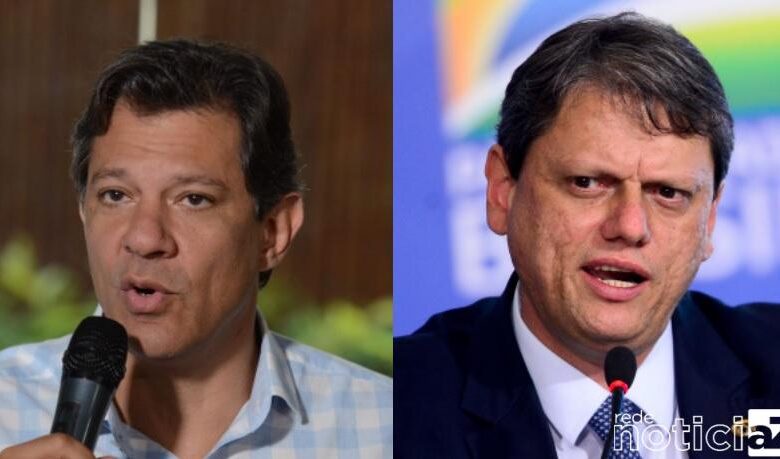 Tarcísio tem 46% e Haddad, 41% em Pesquisa Ipec