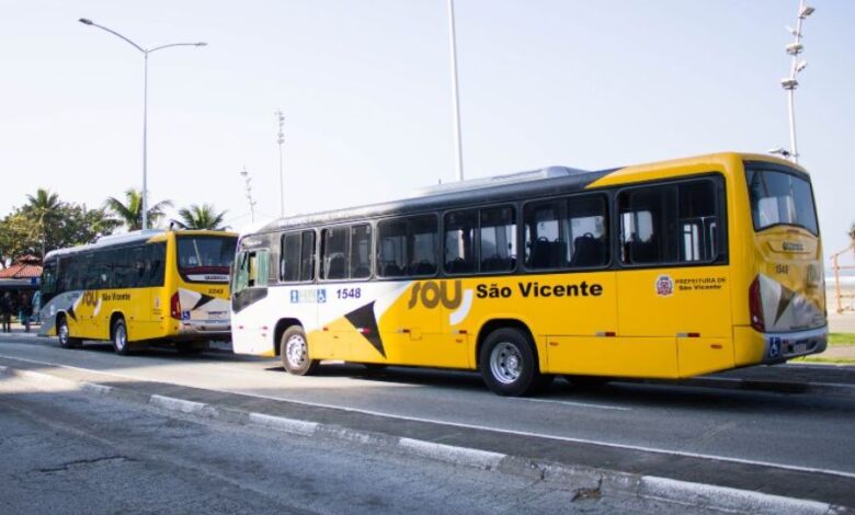 São Vicente testa nova linha de ônibus