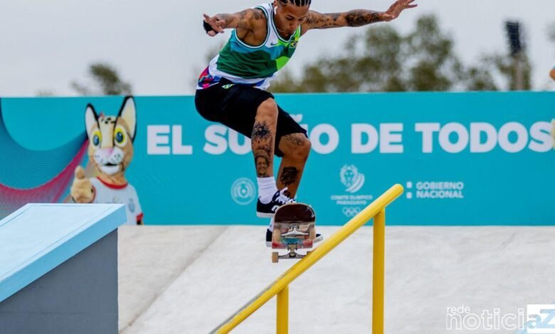 Skate brasileiro estreia em 1º dia de Jogos Sul-Americanos de Assunção