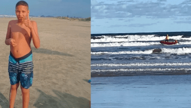 Menino de 13 anos desaparece no mar após ser puxado por correnteza em Itanhaém