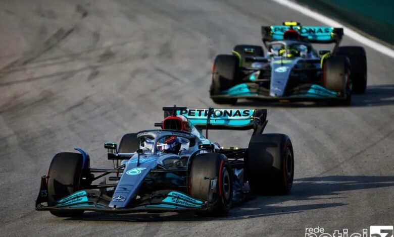 George Russel leva o GP em Interlagos e Hamilton fica em segundo