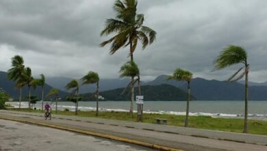 Litoral Norte terá tempo com chuvas intensas