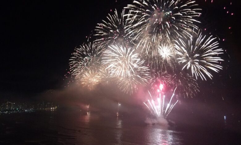 Guarujá terá 15 minutos de queima de fogos no Ano Novo