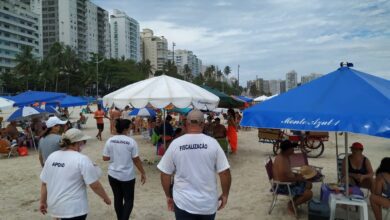 Fiscalização para ordenamento das praias em Guarujá começa neste final de semana