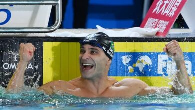 Aos 42 anos, Nicholas Santos é campeão mundial de natação