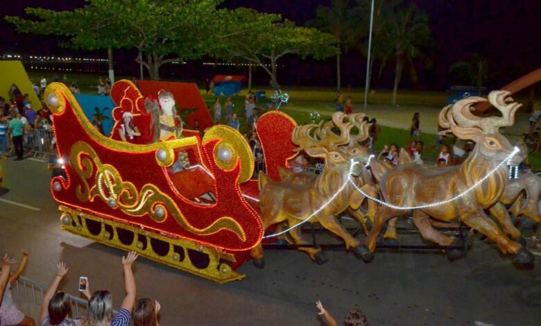 Parada de Natal e diversas atrações marcam a última semana da programação natalina de Bertioga