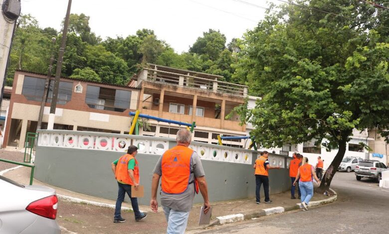 Chuvas fazem Prefeitura subir risco em Morros de Santos