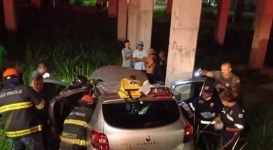 Acidente em Caraguatatuba provoca morte de homem e mulher ferida