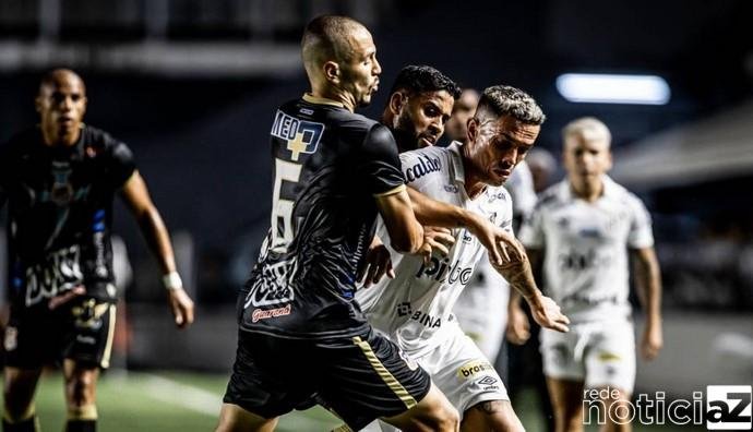 Santos não sai do zero com o Água Santa e periga no Paulistão