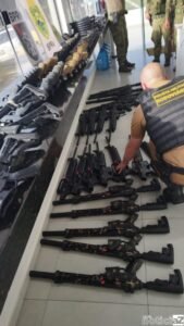 VÍDEO - Quantidade de armas apreendidas pela Polícia Militar no Noroeste é a maior no Paraná