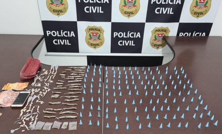 Homem é preso com drogas guardadas em relógio no Litoral Sul