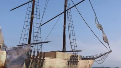 Veleiro inglês encalhado há mais de 100 anos na praia de Santos é visto graças a tecnologia