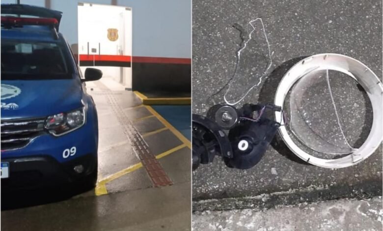 GCM detém homem flagrado vandalizando câmera de monitoramento de Santos