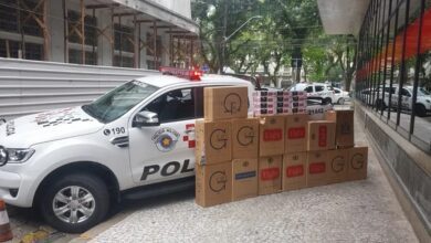 Mais de 700 maços de cigarros falsificados são apreendidos em Cubatão