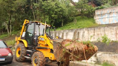 Áreas atingidas pelas chuvas são monitoradas na cidade de Santos