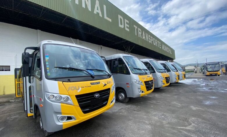 Frota de ônibus de São Vicente é renovada