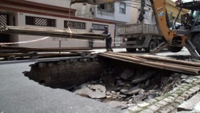 Santos cobra reparos na rede de saneamento de rua do Boqueirão e multa empresa por dano ambiental