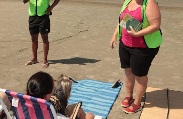 Praias de Santos são fiscalizadas para impedir a presença de cães na faixa de areia