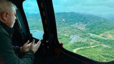 Áreas atingidas pelas chuvas são monitoradas na cidade de Santos