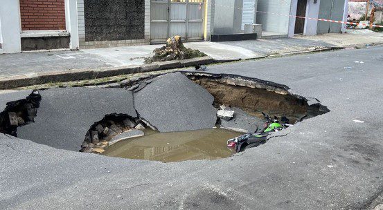 Trecho da Rua Goiás é interditado para novas obras