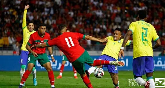 No primeiro jogo pós Copa do Mundo, Brasil decepciona e perde para o Marrocos