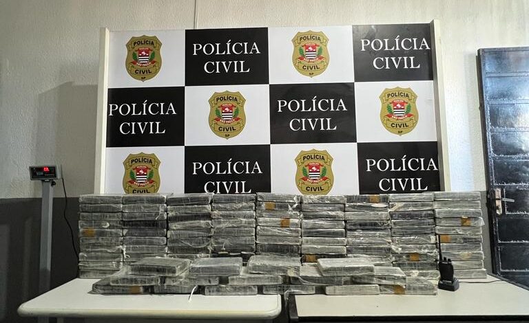 VÍDEO - Polícia apreende 112kg de cocaína com envolvido em tráfico de drogas